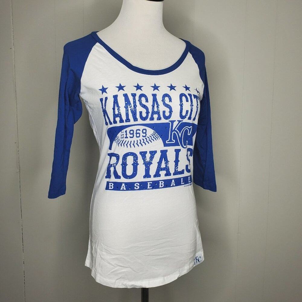 MLB Kansas City Royals Henley Tee, S